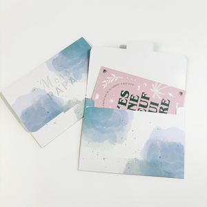 Высококачественная индивидуальная деловая складная бумажная карточка глянцевая отделка двухсторонняя рекламная визитная карточка - Product Image 6