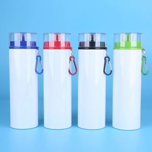 Bouteille d'eau vierge 750 ml pour sublimation, gobelet à café, bouteille d'eau en aluminium pour presse à chaud - Product Image 1