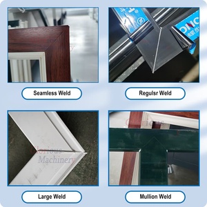 Machine à souder sans soudure de type H à <span class=keywords><strong>double</strong></span> tête avec moteur PLC haute précision pour le soudage des cadres de portes et fenêtres en <span class=keywords><strong>PVC</strong></span>/UPVC - Product Image 2