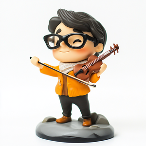Fabricante personalizado plástico músico figurita fabricante OEM 3D Hot Anime muñecas dibujos animados Mini vinilo juguete figura de acción juguetes de PVC - Product Image 1