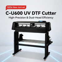 Machine automatique de découpe UV DTF Hanrun à double tête, homologuée CE, avec positionnement CCD pour coupes complètes et partielles
