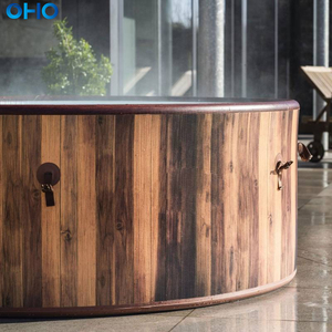 OHO 4-6 personnes <span class=keywords><strong>gonflable</strong></span> pour <span class=keywords><strong>jacuzzi</strong></span> spa piscine Offre Spéciale extérieur Design moderne PVC bains à remous avec bain à remous et massage caractéristiques - Product Image 3