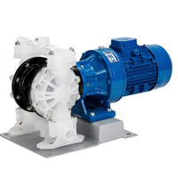 DBY-25F 380v Fabricant: Pompe électrique à membrane PVDF pour pompe chimique pour eaux usées