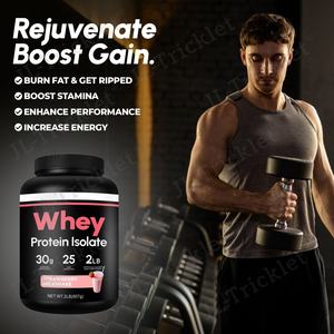 タンパク質アイソレート粉末OEMカスタマイズストロベリーフレーバーホエー - Product Image 3