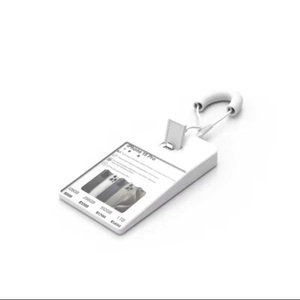 Support de présentation mobile antivol avec alarme intégrée, chargement et affichage, design épuré et minimaliste, et porte-étiquette de prix - Product Image 1