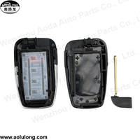 Coque de clé de voiture intelligente à 3 boutons, remplacement de coque de clé de véhicule pour Toyota