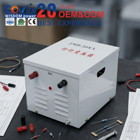 Transformateur de puissance monophasé haute fréquence à bobinage multiple JMB50-2000VA 50/60Hz Entrée 110V-220V/380V Sortie 12V-48V Cuivre