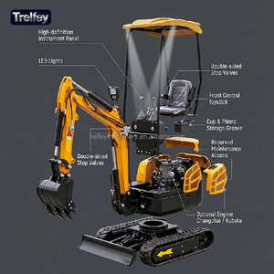 <span class=keywords><strong>Mini</strong></span>-excavatrice sur chenilles, <span class=keywords><strong>mini</strong></span>-excavatrice compacte de 1 tonne à vendre, pour le <span class=keywords><strong>d</strong></span>échaumage des sols de serres et la préparation des bacs de légumes - Product Image 2