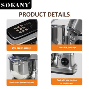 Mélangeur de cuisine en acier inoxydable 12L crochet à pâte électrique oeuf de <span class=keywords><strong>chef</strong></span> de ménage pour support de cuisson/robot culinaire de table - Product Image 3