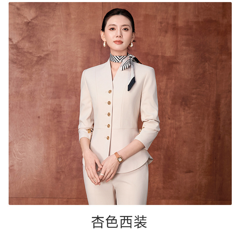 apricot suit