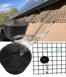 Filet de protection solaire en maille de 1/2 pouce - Rouleau de 100 pieds Filet de contrôle des animaux pour les panneaux solaires |   Protection contre les oiseaux et les écureuils - Product Image 4