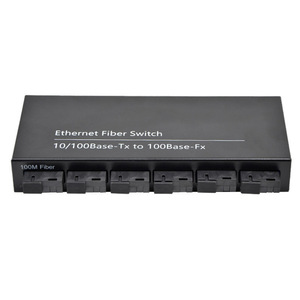 INFICOMO RD-FE602 10/100Mbps Hızlı Ethernet Anahtarı 80KM Fiber Optik Medya Dönüştürücü Tek Modlu 2*RJ45 6*SC 6 Portlu - Product Image 2