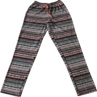 Nouveaux vêtements de nuit en tricot thermique et pantalons de détente Bas de pyjama avec un design imprimé unique