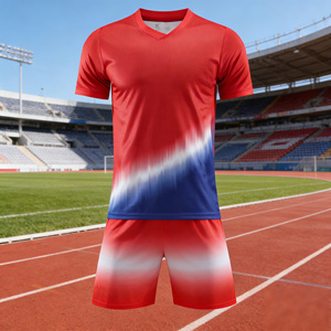 เสื้อฟุตบอลทีมชาติไทย 2627 แบบสั่งทำพิเศษ ลายพิมพ์ด้วยความร้อน ผ้าโพลีเอสเตอร์ 100% น้ำหนัก 220 กรัม ระบายอากาศได้ดี ต้านเชื้อแบคทีเรีย แห้งเร็ว - Product Image 4