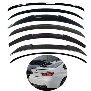 For 04 10 BMW E60 Spoiler Rear Trunk Wing MT Style Real Carbon