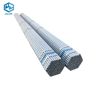 スケジュール40EN39温室フレーム温室パイプG用の標準亜鉛メッキ足場鋼管パイプ