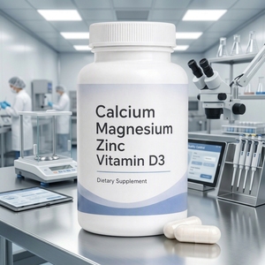 Capsules de calcium, magnésium, zinc et <span class=keywords><strong>vitamine</strong></span> D3 Flourisher, 60 unités, complément alimentaire pour hommes et femmes adultes - Product Image 4