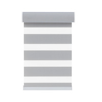 Rideaux occultants à enroulement en coton isolant thermique, style moderne et minimaliste pour bureaux et chambres ; Installation sans perçage ; Sur mesure
