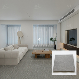 Inicio Sala de estar Antideslizante 24x24 60x60 600x600 Azulejo de piso de porcelana gris rústico Promoción <span class=keywords><strong>para</strong></span> cocina Baño Piso de baño - Product Image 1