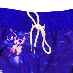 Pantaloncini da Spiaggia Personalizzati in Sublimazione 100% Poliestere ad Asciugatura Rapida con Logo Personalizzato, Leggeri, per Nuoto, Surf e Sport Acquatici - Product Image 3