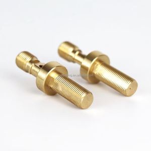 Kunden spezifische CNC-Bearbeitung Mechanischer Messing Bronze Kupfer Wellens topfen - Product Image 2