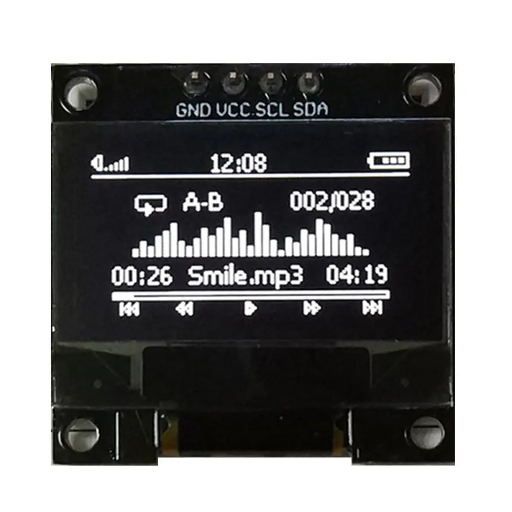 128*64 0,96 i2c oled-дисплей Малый oled 4 штифта белый/синий/желтый-синий экран