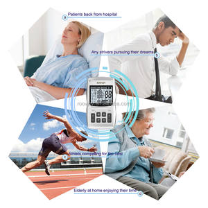 Tıbbi sınıf 4 1 TENS <span class=keywords><strong>EMS</strong></span> terapi cihazı darbe stimülatörü kas ağrı kesici sinir stimülasyonu LED fizik tedavi ABS - Product Image 3