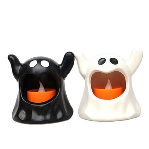 Décorations de bureau réutilisables en plastique très vendues : Bougies fantômes pour la nuit d'Halloween – Accessoires décoratifs pour <span class=keywords><strong>magasin</strong></span> - Product Image 3