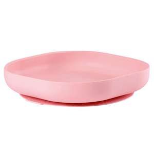 BEABA Teller silikon MIT saugnapf Rose - Product Image 1