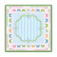 Grand tapis de mahjong en néoprène épais antidérapant et insonorisant pour jeux de cartes, de société et de tuiles
