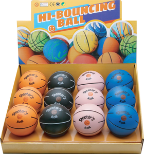Pelota <span class=keywords><strong>de</strong></span> Baloncesto Mini <span class=keywords><strong>de</strong></span> 6 cm, Personalizable con Logotipo, <span class=keywords><strong>de</strong></span> Goma Hueca <span class=keywords><strong>de</strong></span> Alta Elasticidad, Unisex, para Niños, en Caja <span class=keywords><strong>de</strong></span> Color - Product Image 2