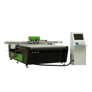 Flatbed corrugated carton slotting knife equipment packing line carton roll die cnc cutter plotter with the graphic cutting tool