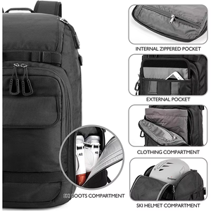 Vente chaude sacs de Sport couvre mode <span class=keywords><strong>chaussure</strong></span> de <span class=keywords><strong>Ski</strong></span> sac à dos de voyage avec <span class=keywords><strong>casque</strong></span> et accessoires de Snowboard pour les amateurs de Sports d'hiver - Product Image 2