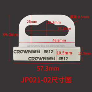 Hot Sale PP Plastic Hole <b>Hook</b> <b>Adhesive</b> Hanging Hole hang Tab Supermarket Self <b>Adhesive</b> Packing Plastic hang Tabs - Product Image 6