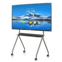 75 86 Inch Ultra HD 4K LED Màn Hình Cảm Ứng Tương Tác Màn Hình LCD Smart Board TV Với PC Tất Cả Trong Một