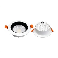 Spot LED COB Moderne en Aluminium Anti-Éblouissement 7W pour Plafond Encastré, Idéal Hôtels et Villas - Prix de Gros