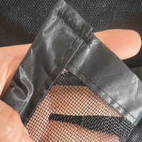 Rideau de porte magnétique en soie glacée, style simple et élégant, pour la prévention des insectes domestiques au quotidien