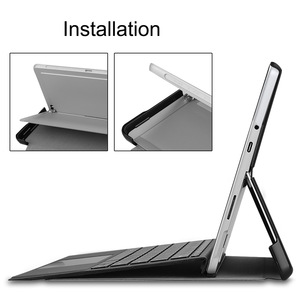 <span class=keywords><strong>Housse</strong></span> de protection mince <span class=keywords><strong>pour</strong></span> tablette en cuir PU <span class=keywords><strong>pour</strong></span> Microsoft <span class=keywords><strong>Surface</strong></span> <span class=keywords><strong>Pro</strong></span> <span class=keywords><strong>8</strong></span> Coque de protection - Product Image 2
