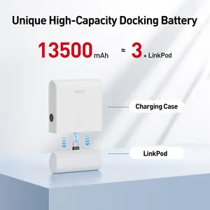 IWALK LinkPod Plus Portable Charger With 13500mAh Large Capacity Max 20W USB C Charger Rechargeable Power Banks Power Station