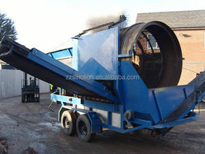 Machine à tamis rotatif à tambour, moteur haute capacité, utilisation étendue, pour terre végétale, compost, sable, gravier, agrégats, déchets solides municipaux, ordures - Product Image 5