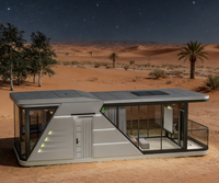 Maison préfabriquée de luxe moderne, type Granny Pod, structure en acier, alimentée à l'énergie solaire, insonorisée, pour villa, boutique, vente en gros, directement de l'usine