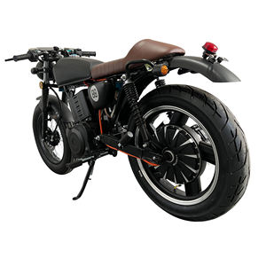 Motocicleta Eléctrica Ecológica de Estilo Retro 2025, Motor de 1500W, Batería de Plomo-Ácido de 72V y 20Ah - Product Image 3