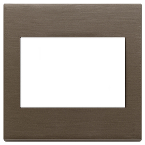 BS <b>Plate</b> Brushed Dark Bronze 9.7 Cm Length Wall <b>Switch</b> Cover - Product Image 1