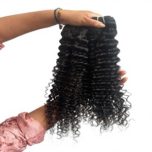 Tissage de cheveux humains bruts vietnamiens 9A, 8 pouces, bouclés Jerry, ondulations profondes - Product Image 2