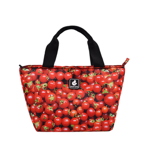 กระเป๋าใส่อาหารกลางวันแบบพกพา ลายดอกชบาฮาวาย กันน้ำ เก็บอุณหภูมิได้ พร้อมหูหิ้ว สำหรับปิกนิก - Product Image 1