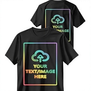 T-shirts personnalisés 100% coton tricoté – Personnalisation photo/logo/texte – Confortables à manches courtes – Unisexe adulte – Créez votre propre design avant et arrière - Product Image 4