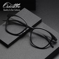 Lunettes Osicare en Acétate pour Hommes, Monture Panto Tortoise Havana, Pont Argenté Surdimensionné, Branches en Titane, Logo Personnalisé, Vente en Gros