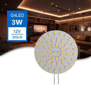 Ampoule LED G4 12V, remplacement halogène, lampe plate SMD pour lustre, vitrine, éclairage sous comptoir, blanc chaud - Product Image 1