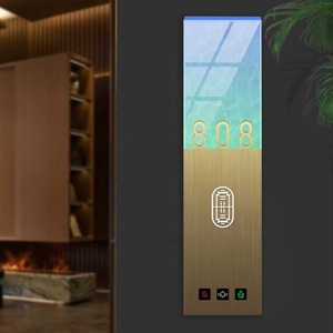 2025 New Dsymbol Customize Hotel <strong>House</strong> Room Number <strong>Plaques</strong> <strong>Name</strong> Door Plate Logo Sign with Light Doorbell <strong>for</strong> DND MUR Guest - Product Image 1
