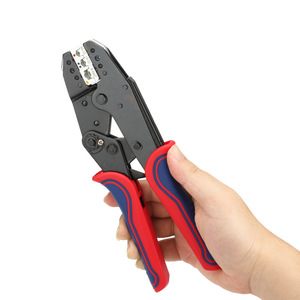 TAI YUE Drk 9c5p <b>Crimping</b> Pliers 16 Gauge Wire Size High Carbon Steel Front Entry High-Pressure Tool Black Oxide Finish DIY - Product Image 1